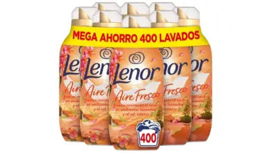 Pack de 8 suavizantes Lenor Aire Fresco con aroma duradero por 22,99 €