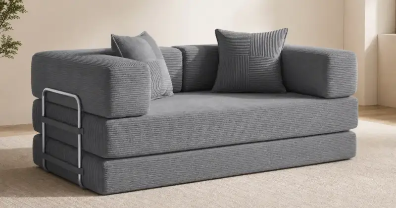Sofá cama Vipbear 5 en 1 con espuma de alta densidad: comodidad y versatilidad por 263,68 € con envío gratis