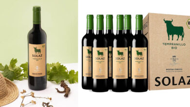 Pack de 6 botellas de Vino Solaz Tempranillo BIO con un 12% de descuento