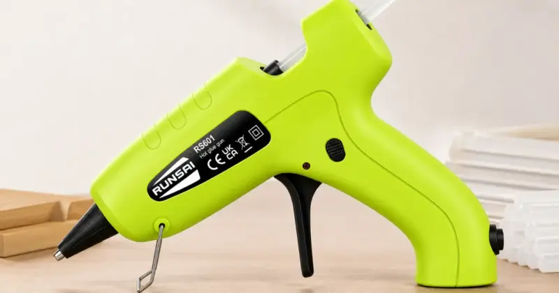 Pistola de Silicona RUNSAI con 30 Barras Antigoteo por Solo 9,77 € con 42% de Descuento