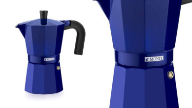 Cafetera italiana Monix para 6 tazas: diseño atractivo y eficiencia por solo 9,68 € con un 40% de descuento