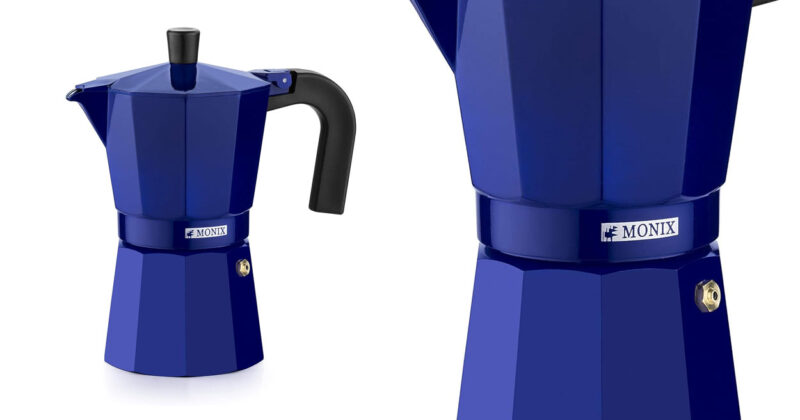 Cafetera italiana Monix para 6 tazas: diseño atractivo y eficiencia por solo 9,68 € con un 40% de descuento