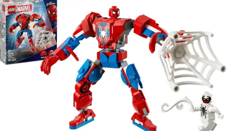 LEGO Marvel - Armadura Robótica de Spider-Man vs. Anti-Venom: Diversión y acción a precio rebajado
