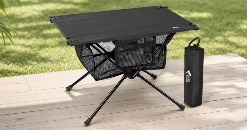 Mesa plegable Zune Lotoo portátil para camping con 24% de descuento a 30,39 €