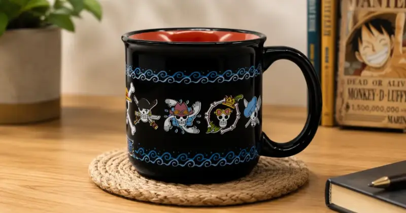 Taza de cerámica One Piece Skulls de 400 ml: diseño oficial y gran oferta por sólo 4,95 €