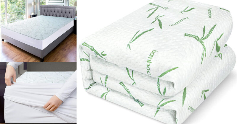 Protector de colchón Utopia Bedding 90x200 cm con 30% de descuento, impermeable y transpirable