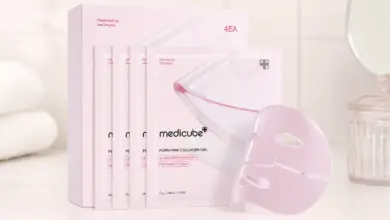 Pack de 4 Mascarillas Nocturnas Medicube de Gelatina con Colágeno Rosa en Oferta por 11,09 €