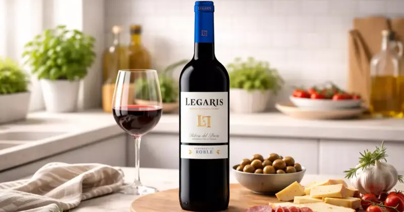 Vino tinto Legaris Roble DO Ribera del Duero a 6,99 € con un 26% de descuento en Amazon