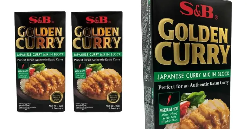 Pack de 2 pastillas de curry japonés S&B Golden Curry con 15% de descuento por 7,06 €