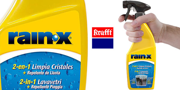 Spray Limpiacristales y Anti-Lluvia Rain-X 500 ml con 19% de Descuento en Amazon