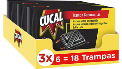 Pack de 18 trampas Cucal doble cebo: eficacia prolongada para eliminar cucarachas con un 22% de descuento