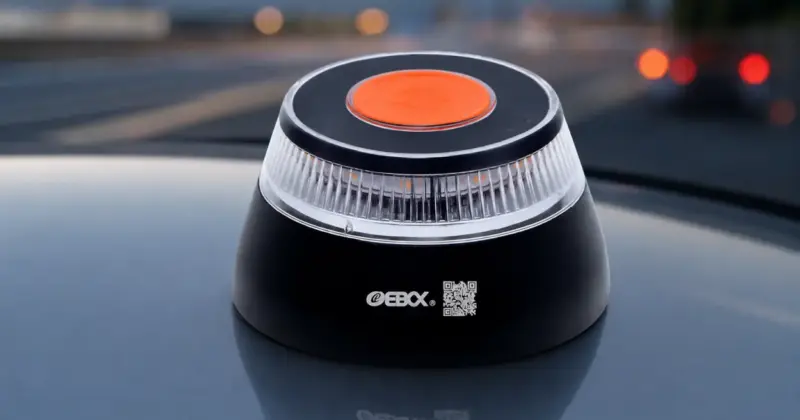 Baliza V16 EBOX conectada DGT 3.0 con geolocalización y SIM incluida, rebajada un 68%