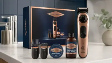 Kit de barba King C. Gillette con recortadora inalámbrica y peines ajustables por 33€ con un 42% de descuento