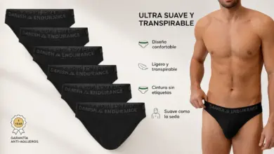 Pack de 6 slips de bambú Danish Endurance con corte bajo y 44% de descuento en Amazon