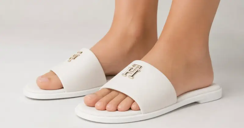 Sandalias planas de cuero Tommy Hilfiger para mujer por 44€ con un 51% de descuento en Amazon
