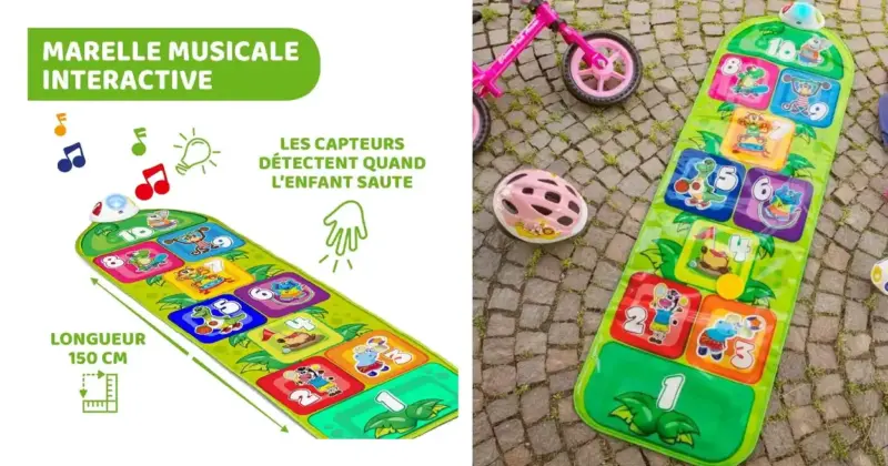 Alfombra Musical Interactiva Chicco Jump & Fit con Luces y Sonidos por 19,90 € con 34% de Descuento
