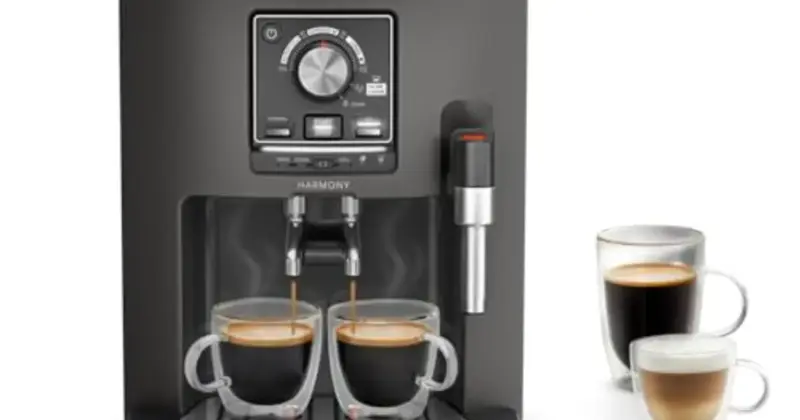 Cafetera superautomática Krups Harmony EA508BE0 con espumador y función doble taza por 259,99 € y 21% de descuento