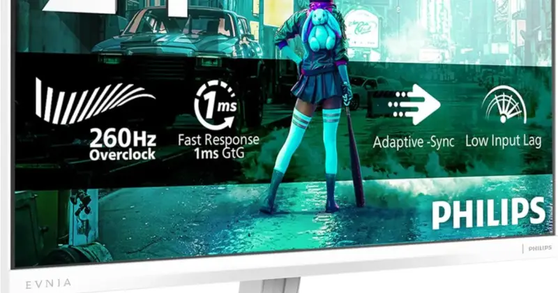 Monitor gaming Philips Evnia 24" con 260Hz y 1ms por solo 99,90€: Fluidez y respuesta para jugadores exigentes