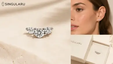 Pendiente suelto Freesia Spark de Singularu en plata 925 con 37% de descuento, ideal para combinar con piercings