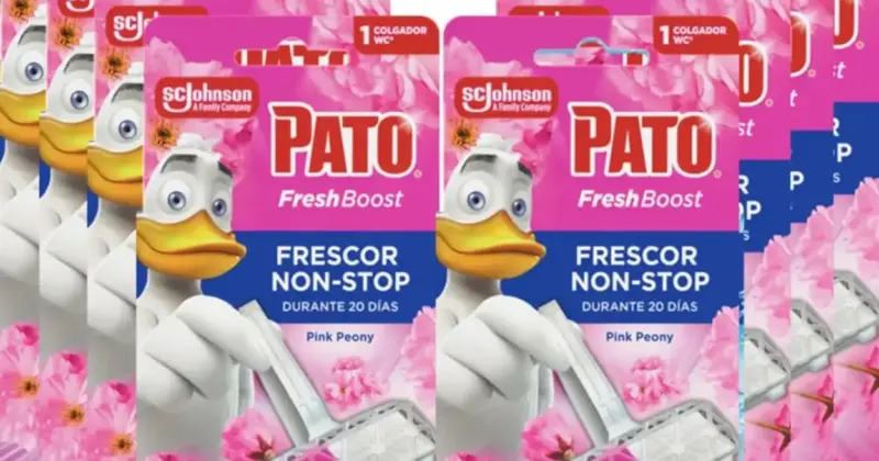Pack x12 colgadores Pato Fresh Boost para WC con limpieza y perfume por 9,49 € con 20% de descuento