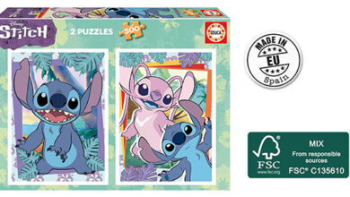 Pack Educa Disney Stitch con 2 puzles de 500 piezas a sólo 8,88 € con un 41% de descuento