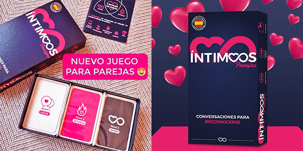 Íntimoos: Juego de mesa para parejas con 30% de descuento en Amazon a 14,07 €