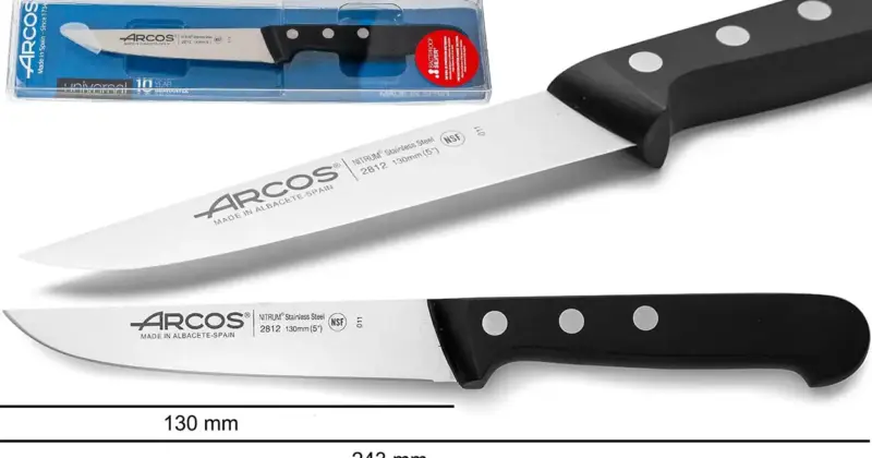 Cuchillo de cocina Arcos Universal 130 mm: calidad profesional con un 35% de descuento