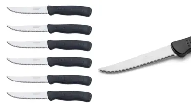 Set de 6 cuchillos chuleteros Arcos por 10,49 € con un 13% de descuento, ideales para el corte fácil en la mesa