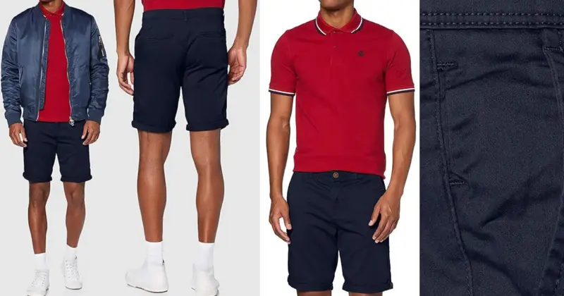 Shorts chinos Jack & Jones en azul marino: comodidad y estilo al 40% de descuento en Amazon