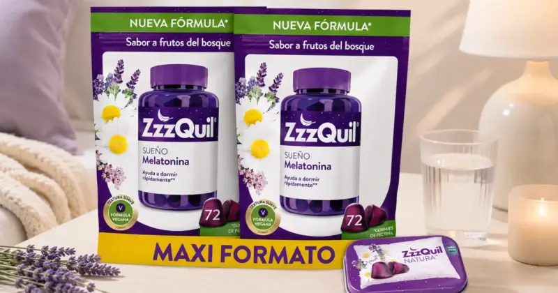 ZzzQuil Sueño: Gummies Veganas para Dormir Rápido con 25% de Descuento en Amazon