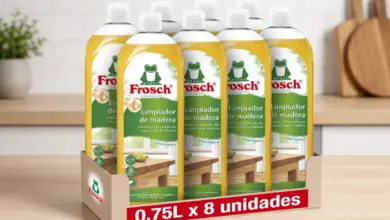 Pack x8 Limpiador de madera Frosch con extractos naturales, 51% de descuento por 14,47 €