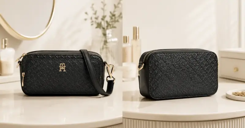 Elegancia y funcionalidad en oferta: Bolso Tommy Hilfiger Camera Bag al 56% de descuento por 61€
