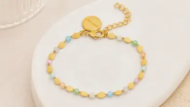 Pulsera Singularu Crystals Solar de acero con baño de oro y piedras naturales a 11,57 € con un 36% de descuento