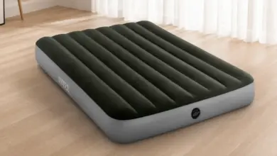 Colchón hinchable INTEX Downy 2 plazas con bomba de pie: comodidad y practicidad por 15,22 € con 35% de descuento