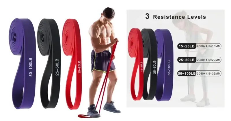 Pack de 3 Gomas Elásticas Jateka para Musculación con 27% de Descuento en Amazon