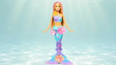 Muñeca Barbie Sirena con Flores Mágicas y Diadema por 13,99 € con 48% de Descuento en Amazon