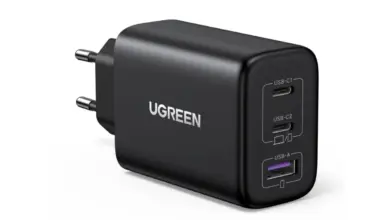 Cargador USB-C 65W UGREEN Zapix PD 3.0: potencia multifunción con descuento del 13%