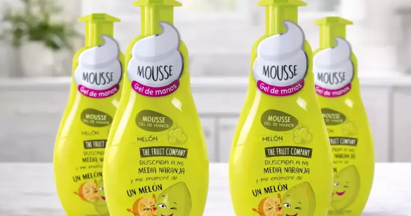 Pack x4 Jabones Mousse The Fruit Company aroma melón con un 34% de descuento