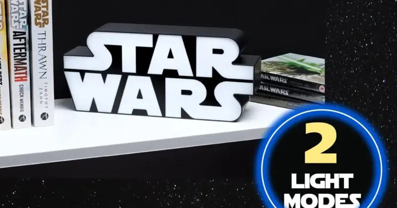Lámpara Logo Icónico Star Wars de Paladone con 42% de descuento: iluminación ambiental para fans por 16,89 €