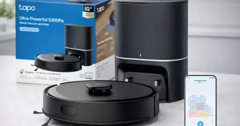 Robot Aspirador Tapo RV30 Max Plus: Potencia y Fregado Inteligente con un 37% de Descuento