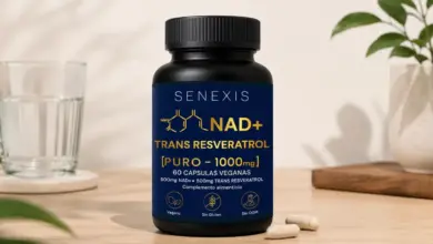 Resveratrol Puro y NAD 1000mg en cápsulas veganas: energía celular y antioxidante con 46% de descuento
