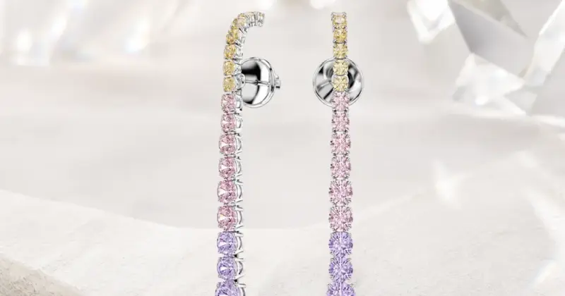 Pendientes Swarovski Matrix con cristales redondos: elegancia y brillo con un 26% de descuento