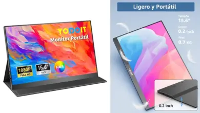 Monitor portátil Yodoit de 15,6” IPS con HDR por 63,17 € y envío gratis, una pantalla extra ligera y versátil