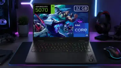 Portátil gaming HP OMEN 16-am0035ns con i9, RTX 5070 y 32 GB de RAM a 1.599€ con un 24% de descuento