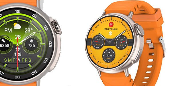 AMZSA GT88 Smartwatch deportivo con sensor cardíaco por 25,99 €: Controla tu actividad diaria con estilo