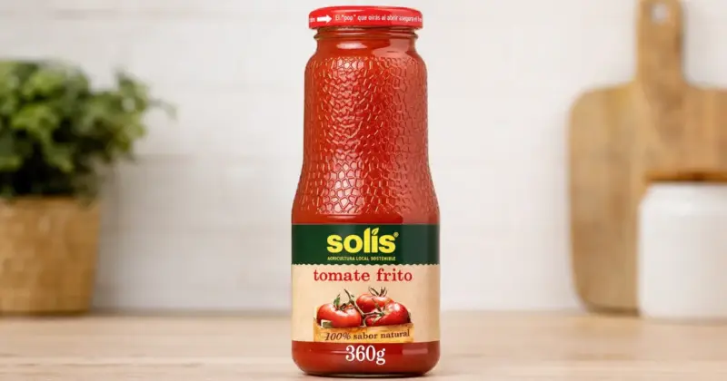 Pack de 15 frascos de Tomate Frito Solís de 360 g con un 20% de descuento