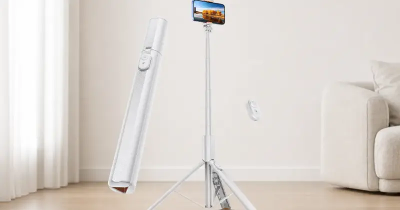 Trípode ANXRE NT79 para móvil - altura de 180 cm y mando inalámbrico con 46% de descuento
