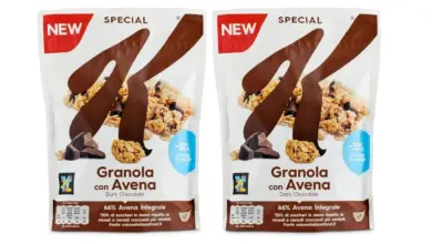 Pack 2 Kellogg's Special K Granola con Avena y Chocolate Negro: Desayunos Rápidos y Sabor Equilibrado con 26% de Descuento