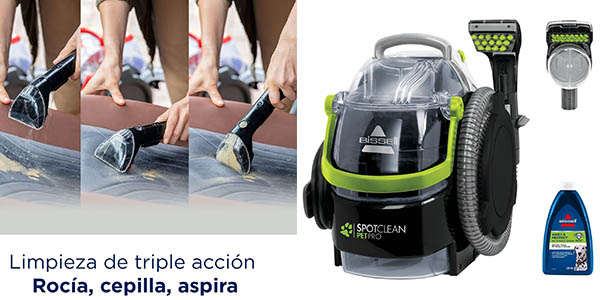 Bissell SpotClean Pet Pro: Limpieza eficaz para manchas difíciles con un 35% de descuento en Amazon