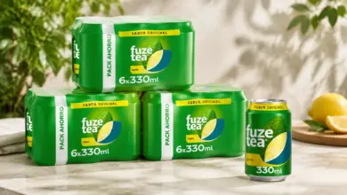 Pack de 18 latas Fuze Tea Limón 330 ml: frescura y té negro con un 33% de descuento